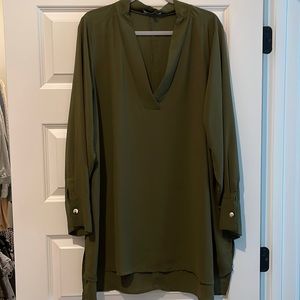 Olive green Eloquii blouse